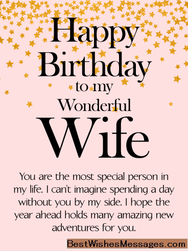 birthday messages for wife