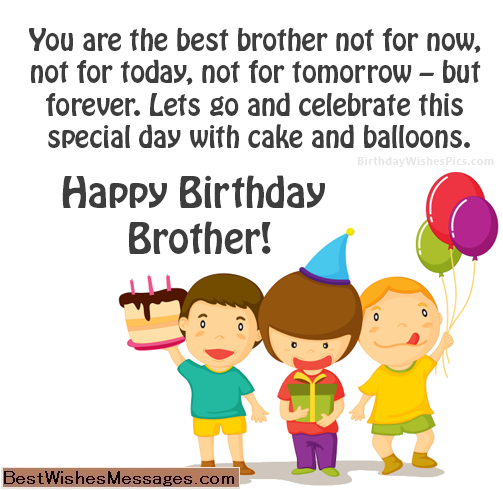 birthday msgs for brother