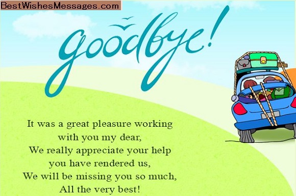 farewell wishes for co-worker